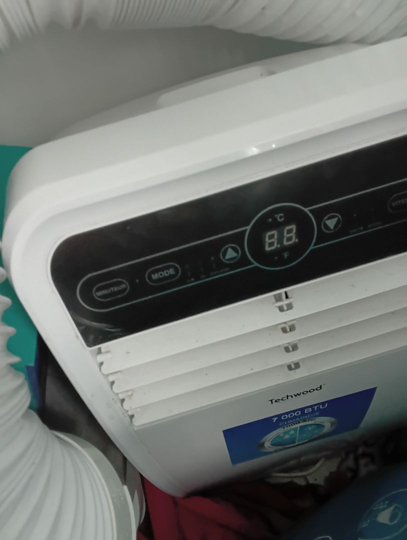 Techwood 7000 BTU Portable Air Conditioner thumbnail 2