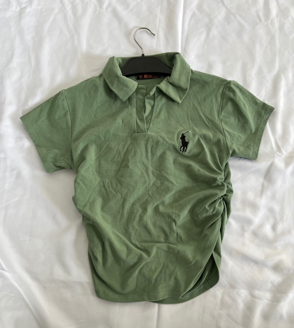 Ralph Lauren Women Green Polo Shirt Size S