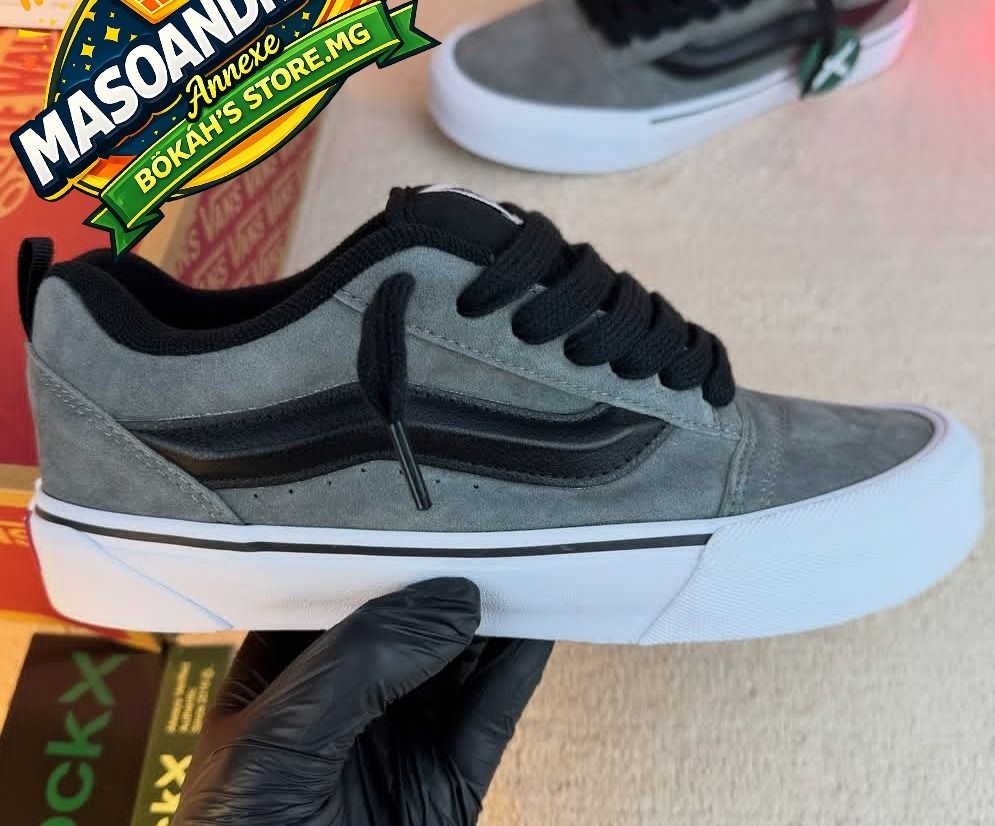 Vans Knu Skool Grey Black Size 42 - Image 1 of 4