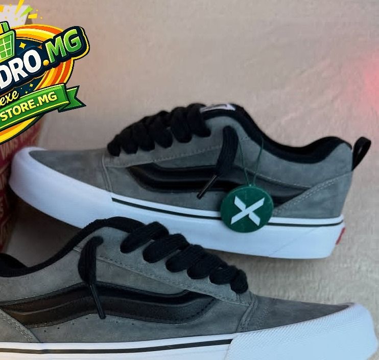 Vans Knu Skool Grey Black Size 42 thumbnail 4