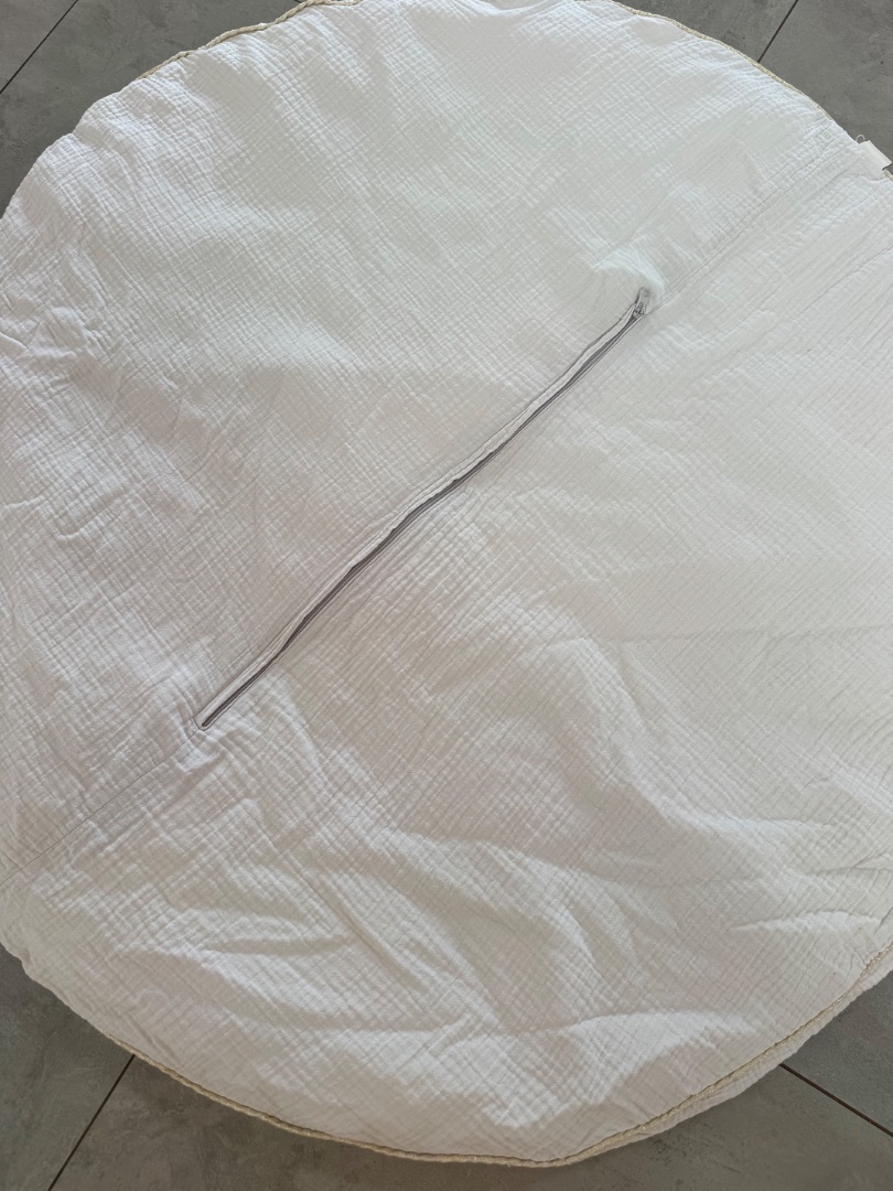 Cyrillus Cotton Gauze Removable Padded Play Mat 92cm Diameter thumbnail 4