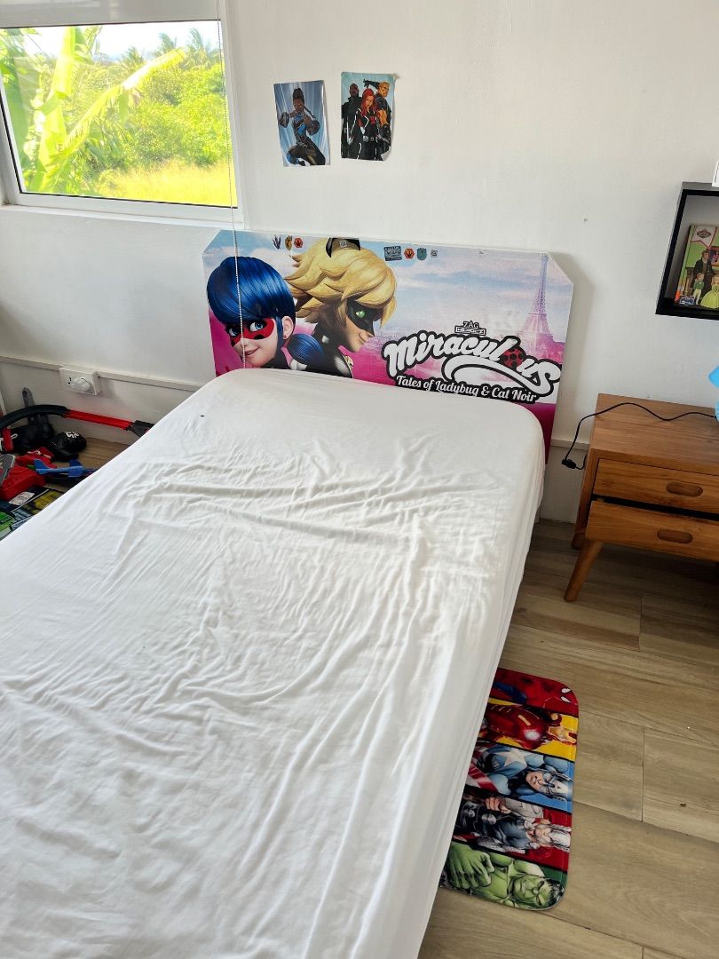 Miraculous Tales of Ladybug & Cat Noir Kids Bed with Mattress thumbnail 2