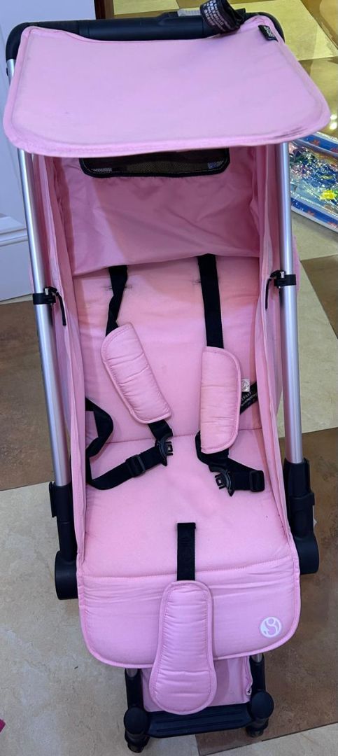 Baby Travel Stroller Pink thumbnail 2