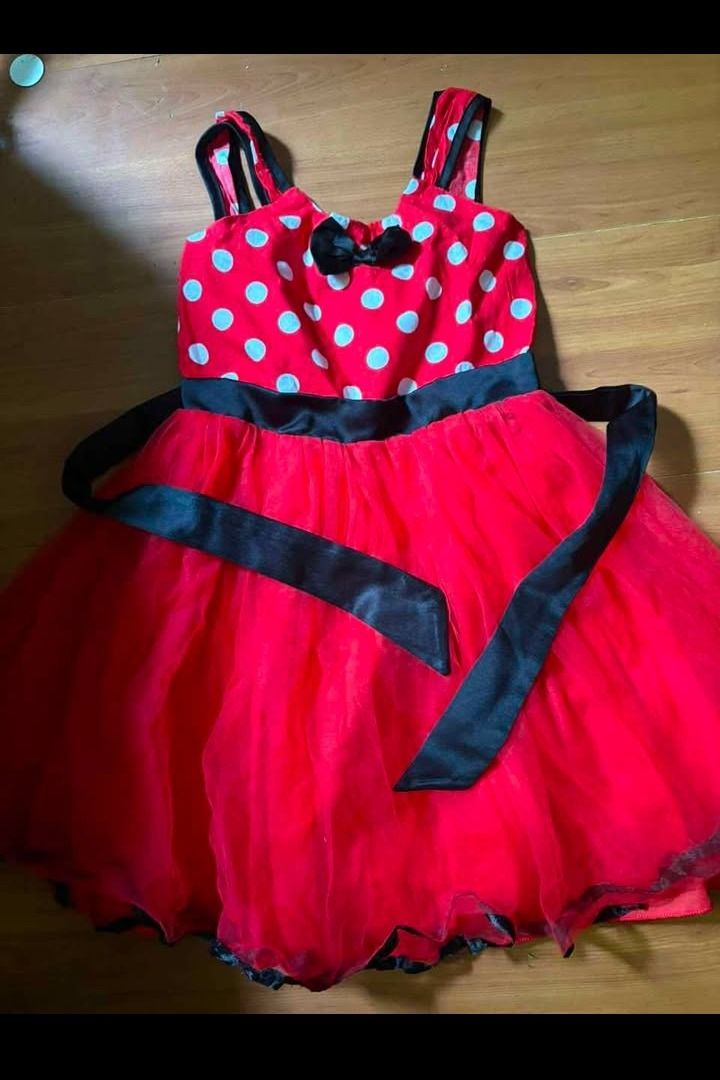 Disney Minnie Mouse Dress Red Polka Dot - Image 1 of 1