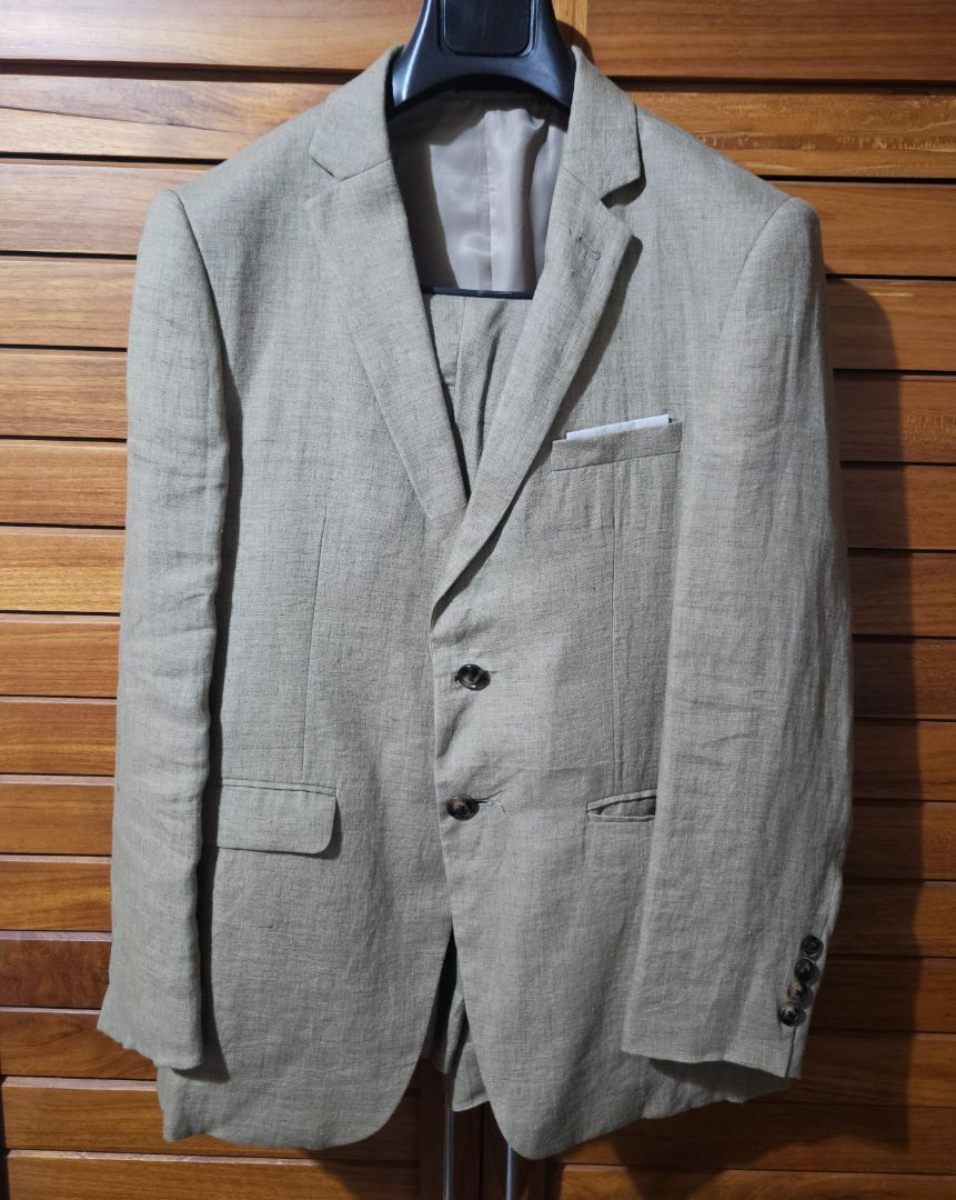 Linen Suit Beige - Image 1 of 2
