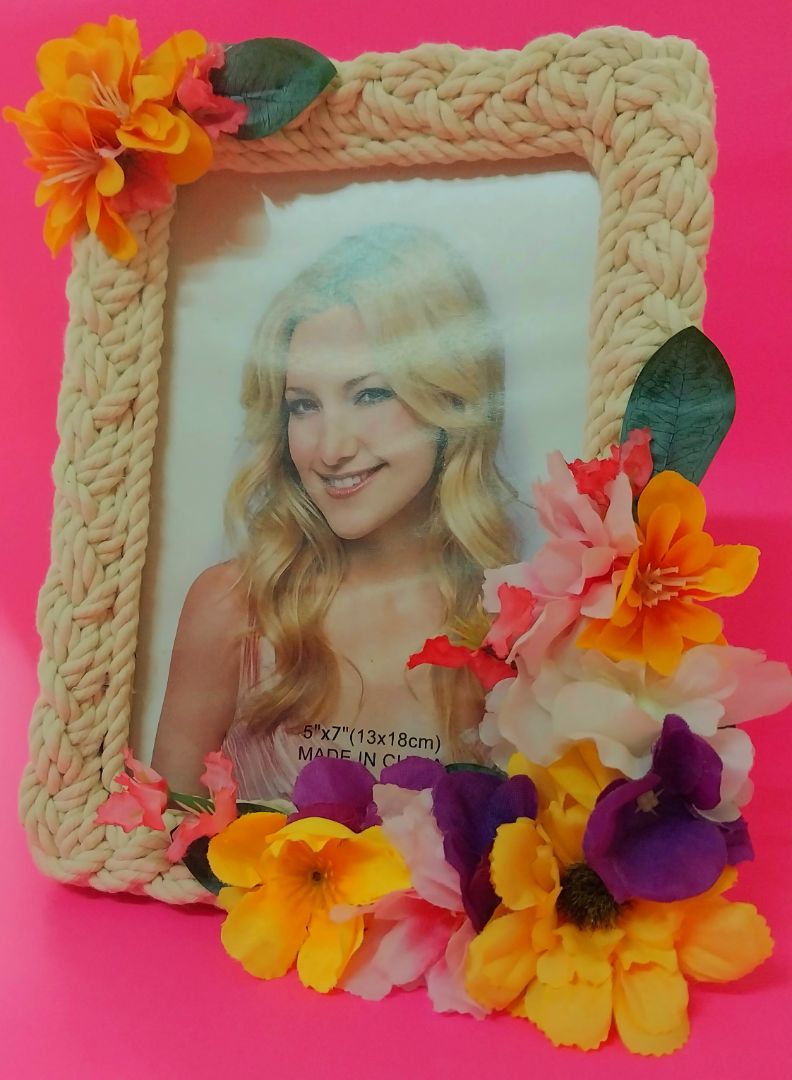 Decorative Rope Photo Frame 5x7 inch