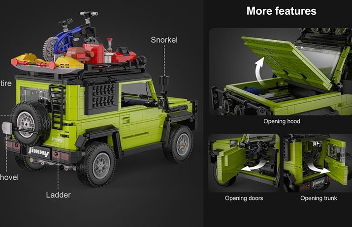 CaDA Suzuki Jimny 1803PCS Green thumbnail 2