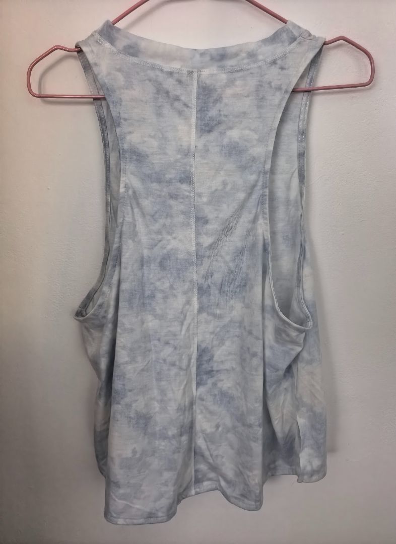 Cotton On Blue Tie-Dye Tank Top Women Size M thumbnail 2