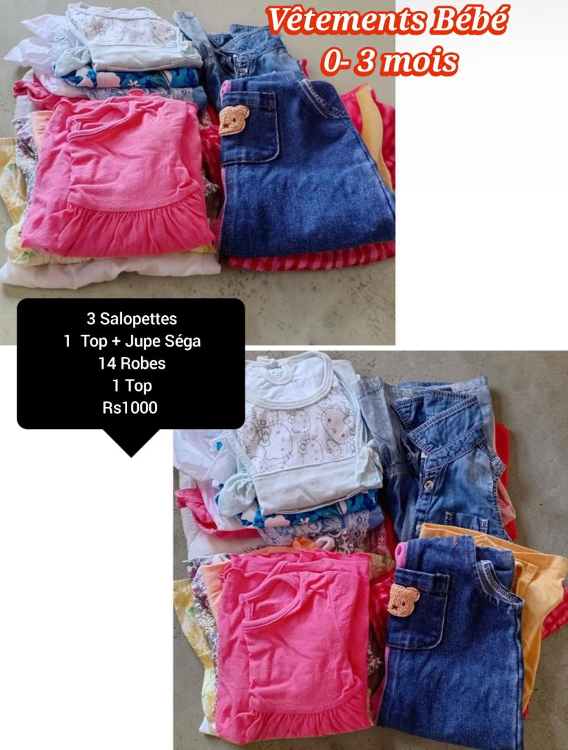 Lot of 19 Baby Girl Clothes 0-3 Months - Image 1 of 1