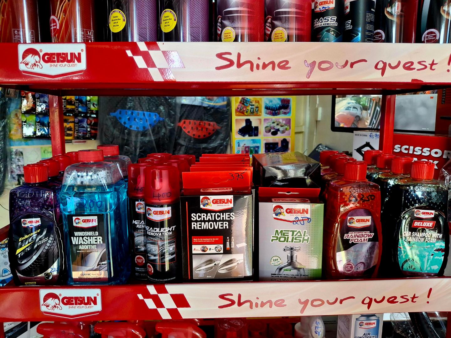 Getsun Car Care Products and Polish
