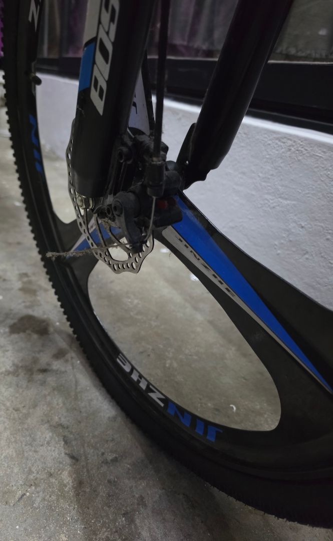BOS Folding Mountain Bike Blue thumbnail 3