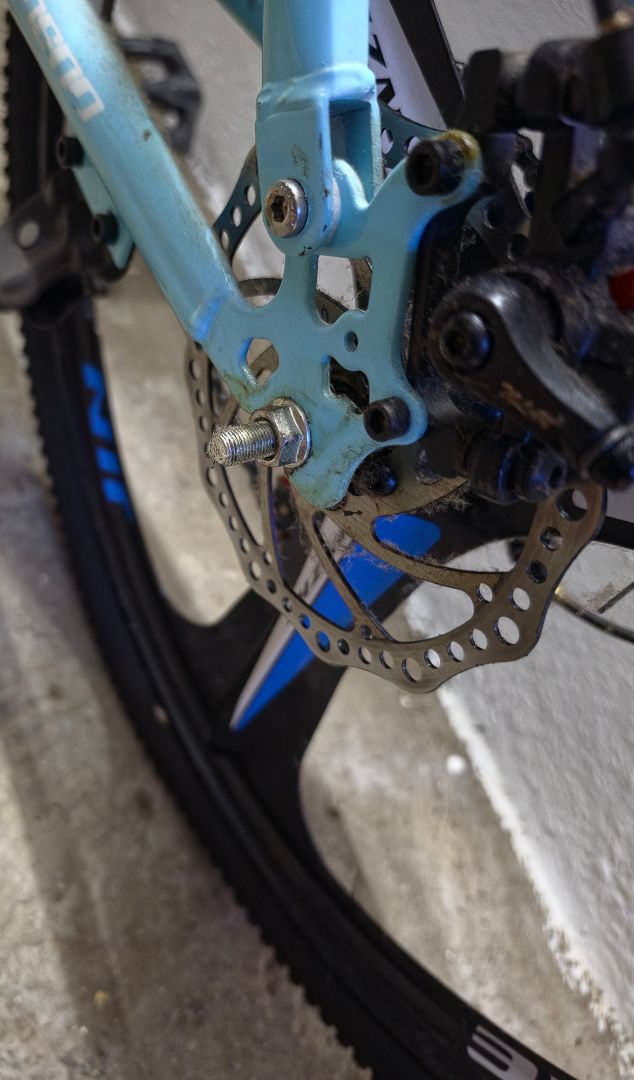 BOS Folding Mountain Bike Blue thumbnail 4