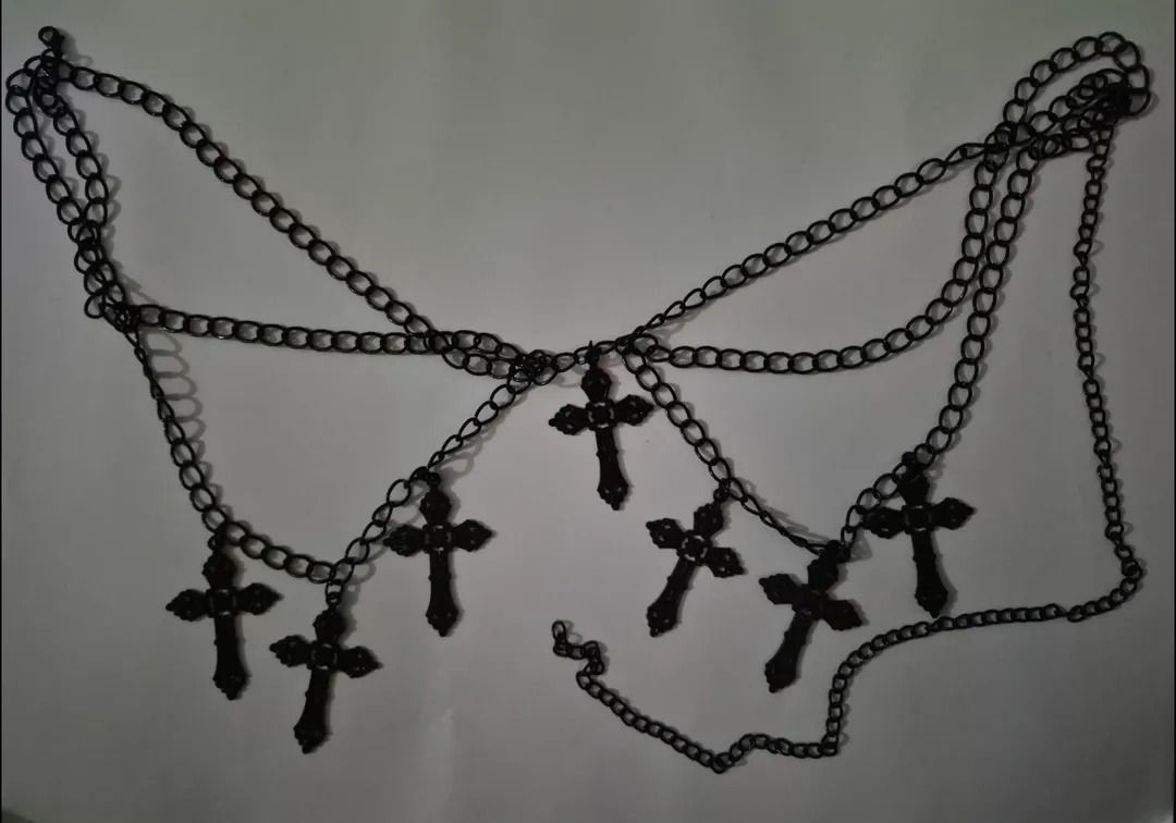 Unisex Gothic Style Multi-Layered Pants Chains - Image 1 of 4