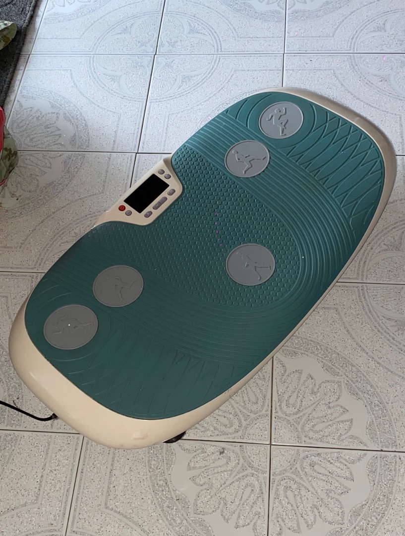 Plateforme Vibrante De Fitness Verte