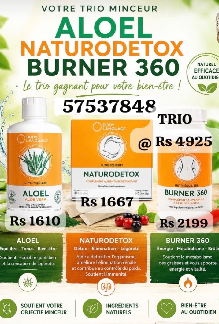 Body Language Aloel Naturodetox Burner 360 - Image 1 of 1