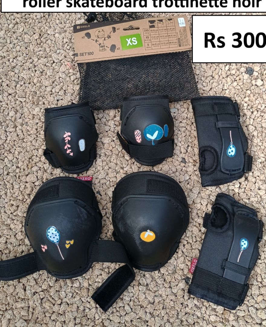 Decathlon Oxelo Kids Protective Gear Set XS Black