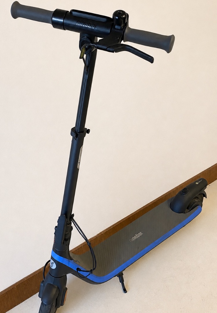 Ninebot Electric Scooter Black and Blue
