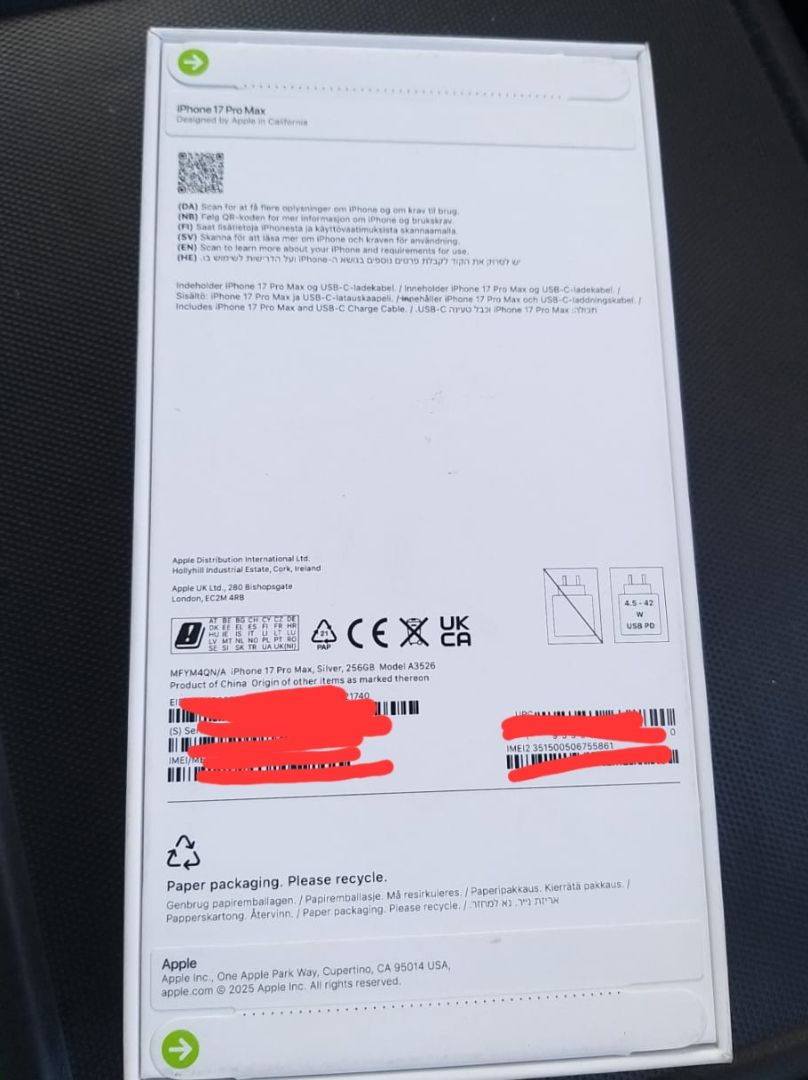 SEALED IN BOX!! iPhone 17 Pro Max 256GB thumbnail 2