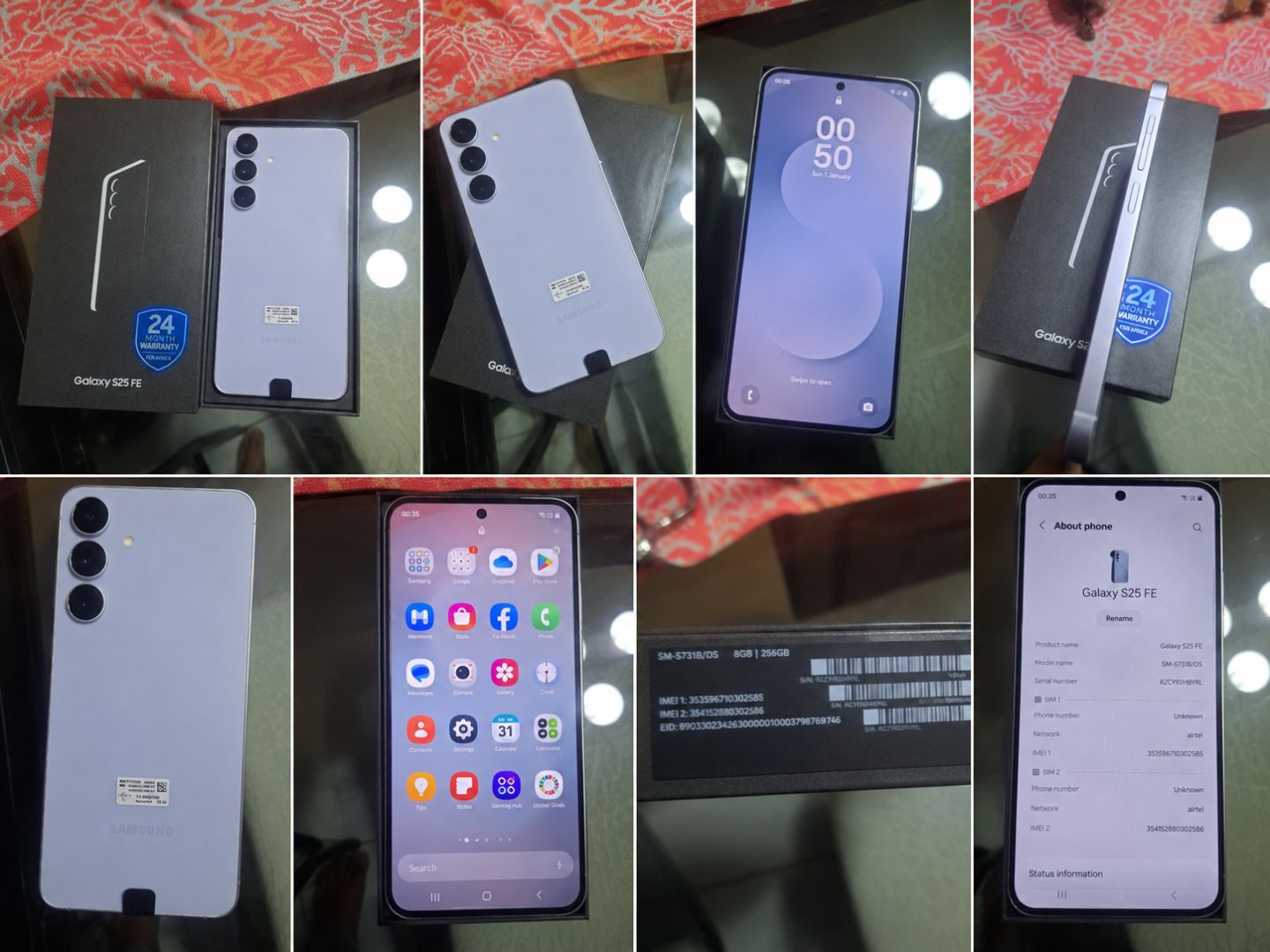 Samsung Galaxy S25 FE 8GB 256GB Gray - Image 1 of 1