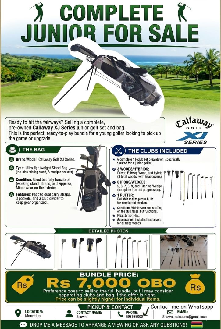 Callaway XJ Series Junior Golf Set and Stand Bag - Image 1 of 3