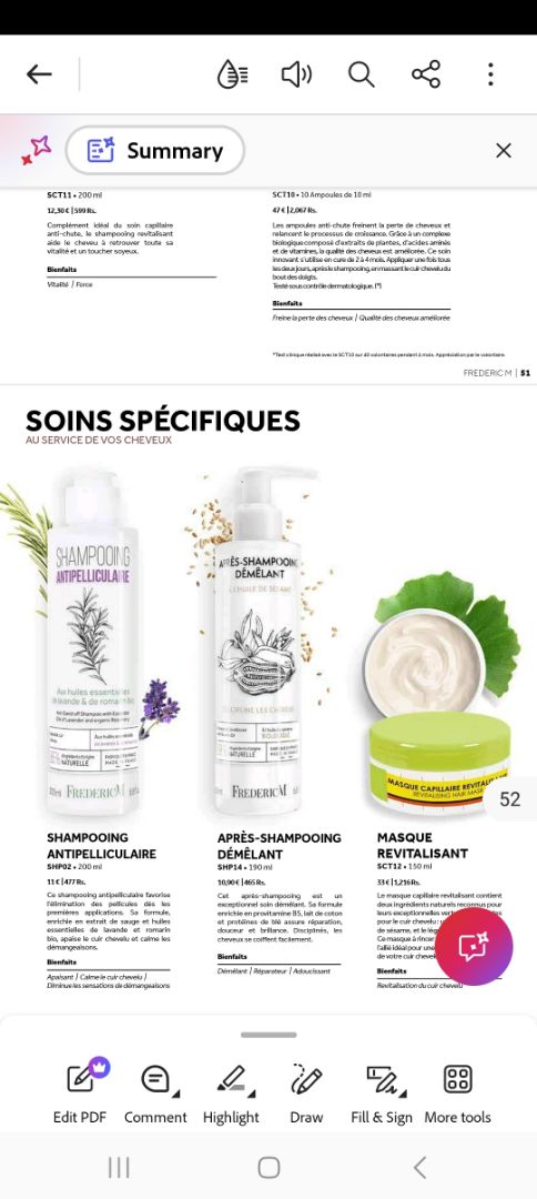 Frederic M Anti-Dandruff, Anti-Hair Loss Shampoos & Serums Set