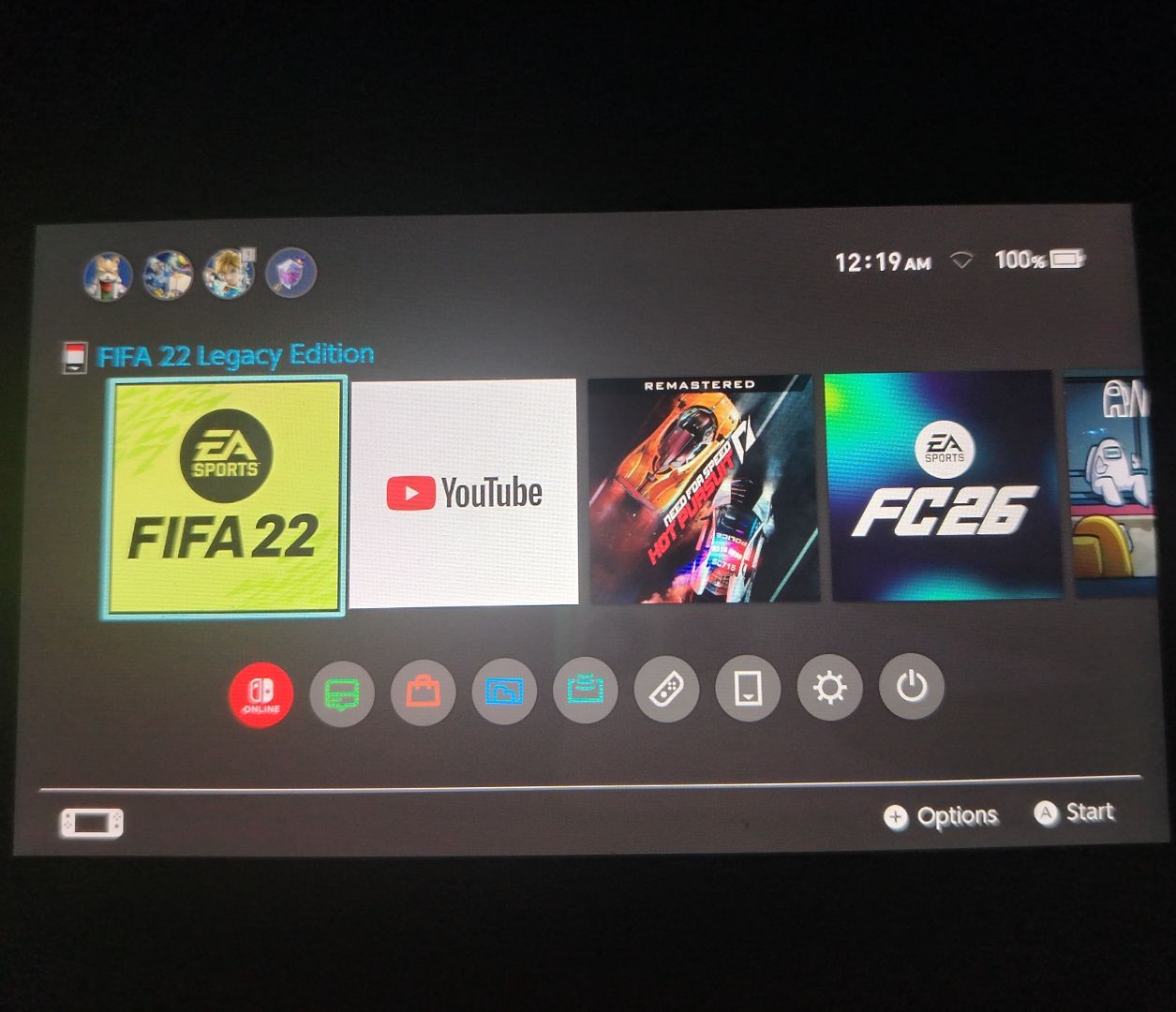Nintendo Switch V2 Neon Blue/Red Bundle with Games thumbnail 3