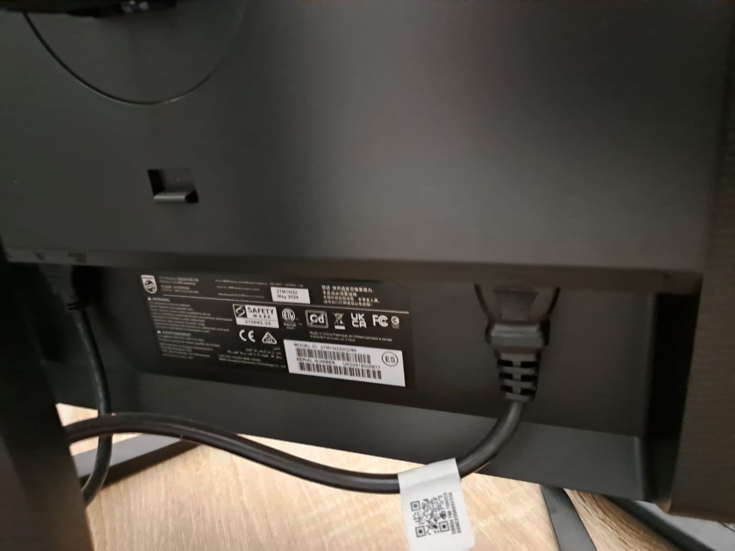 Philips 27" Gaming Monitor Black thumbnail 3