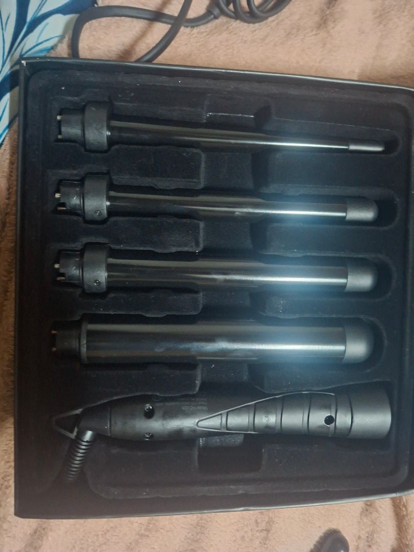 Hair Styling Set Curling Wand and Mini Straightener thumbnail 7