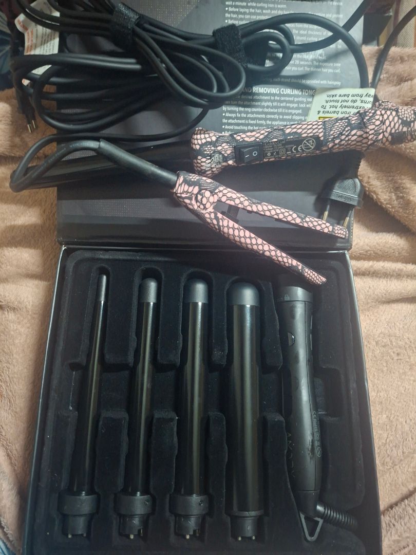 Hair Styling Set Curling Wand and Mini Straightener thumbnail 10