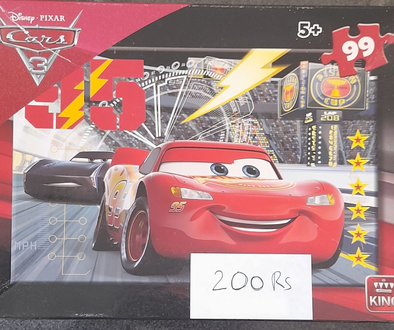 Disney Pixar Cars 3 Puzzle 99 Pieces Lightning McQueen - Image 1 of 1