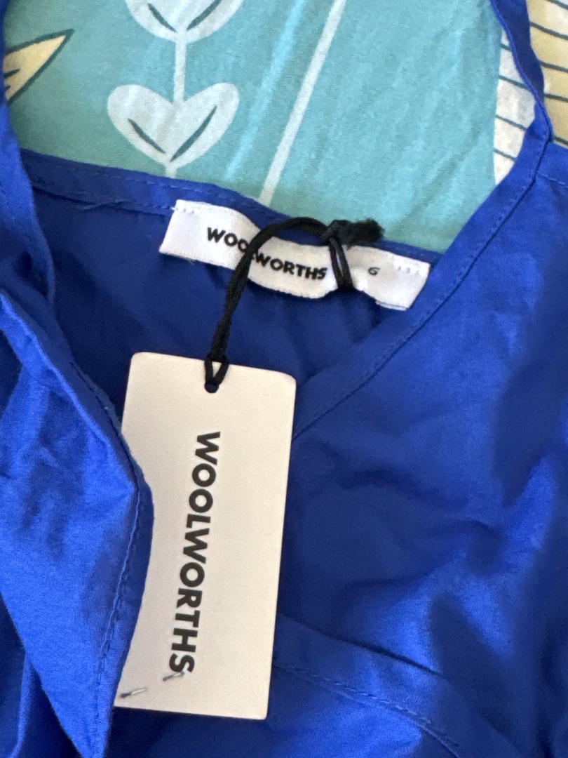 Woolworths Blue Spaghetti Strap Top thumbnail 3