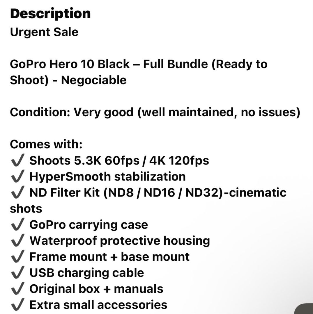GoPro Hero 10 Black Bundle thumbnail 2