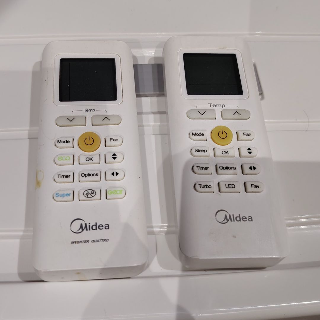 Midea Air Conditioner Remote Controls - Set of 2
