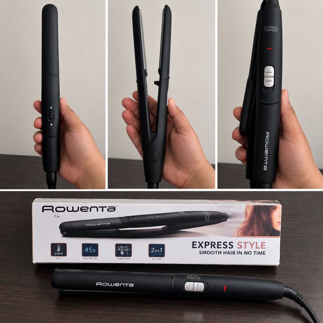 Rowenta Express Style Hair Straightener Black