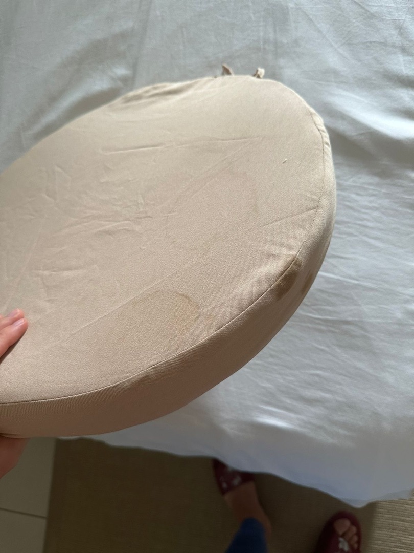 Chaise fleur en rotin avec coussin (L'Instant Présent) thumbnail 3