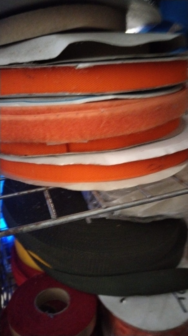 Assorted Fabric Ribbon Rolls