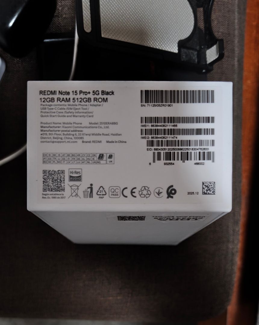Xiaomi Redmi Note 15 Pro+ 5G 512GB Black thumbnail 4