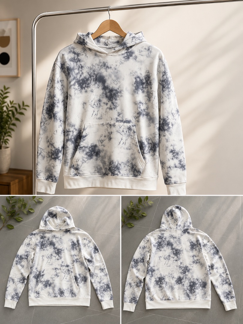 Fashion House Tie-Dye Hoodie Size S thumbnail 2