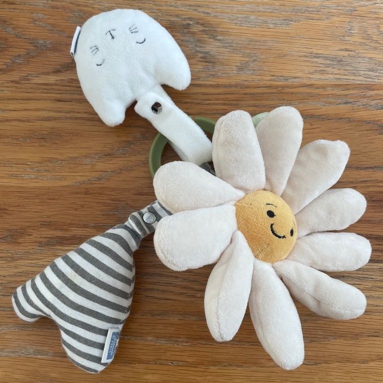 Set of 3 baby rattles Jacadi