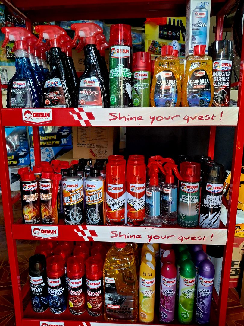 Getsun Car Care and Maintenance Sprays Assortment