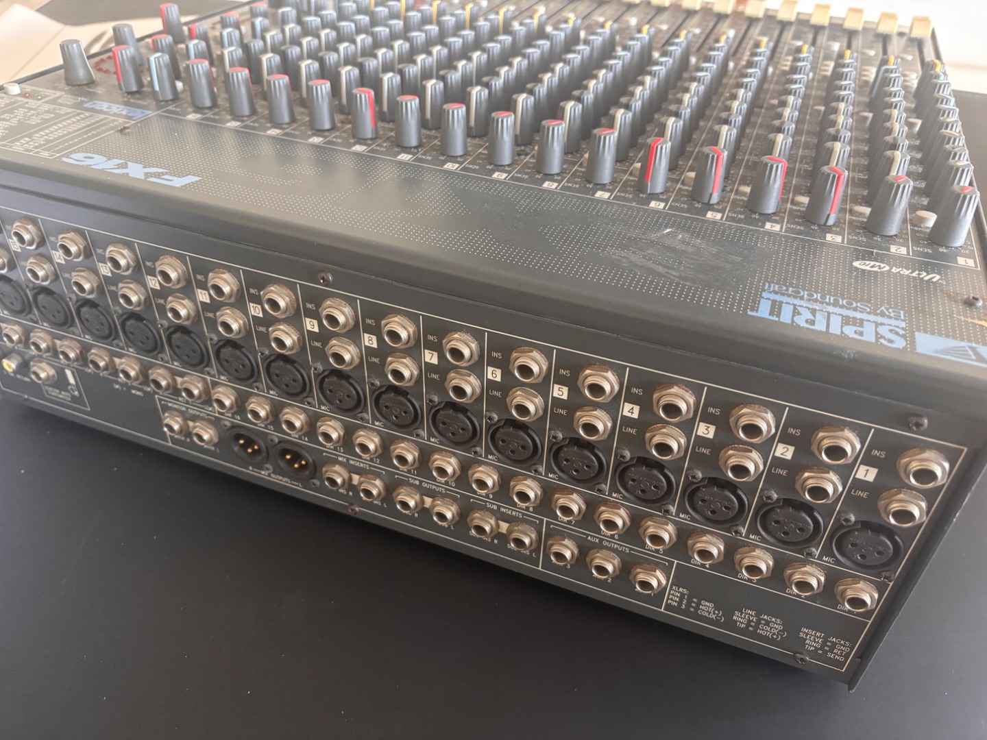 Spirit FX16 Mixing Console by Soundcraft thumbnail 3