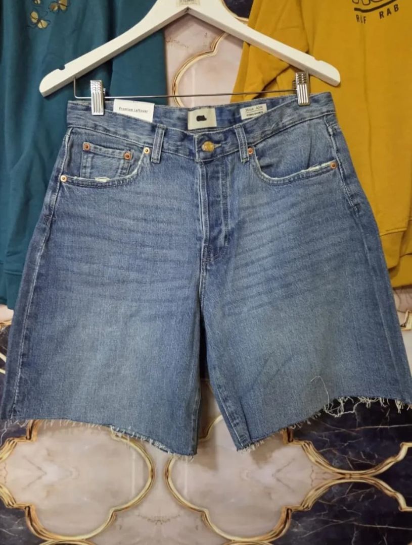 Abercrombie & Fitch Denim Shorts Blue Size S
