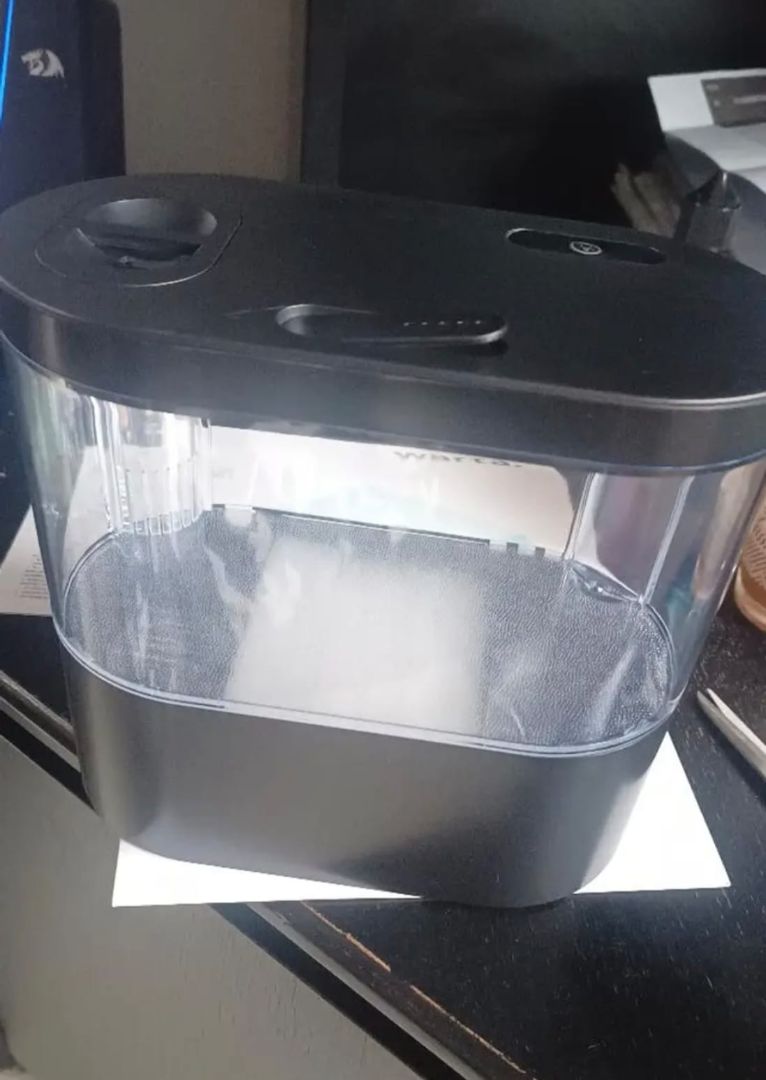 Mini Desktop Aquarium Tank Black