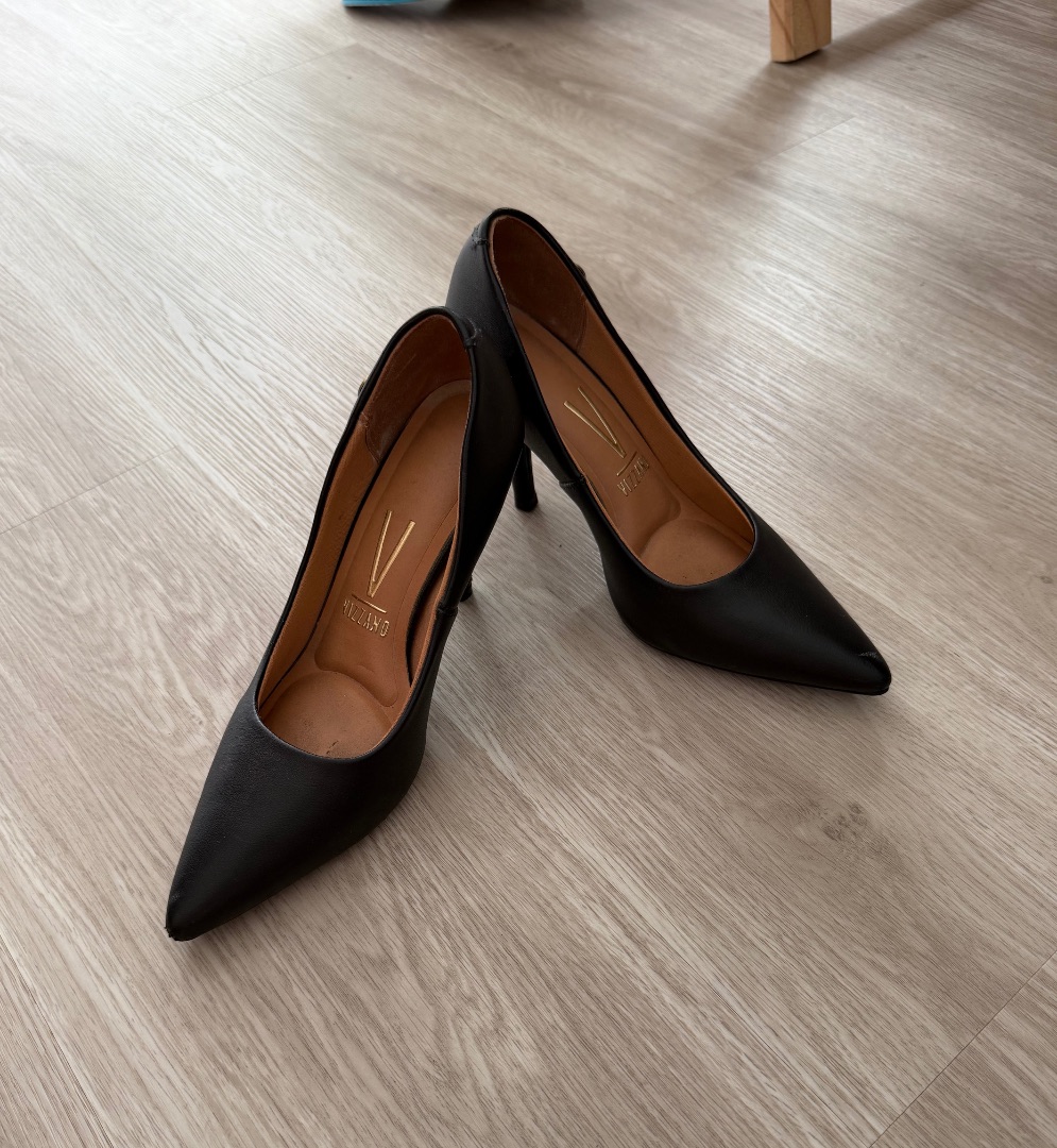 Vizzano Black Stiletto Heels Pumps Women