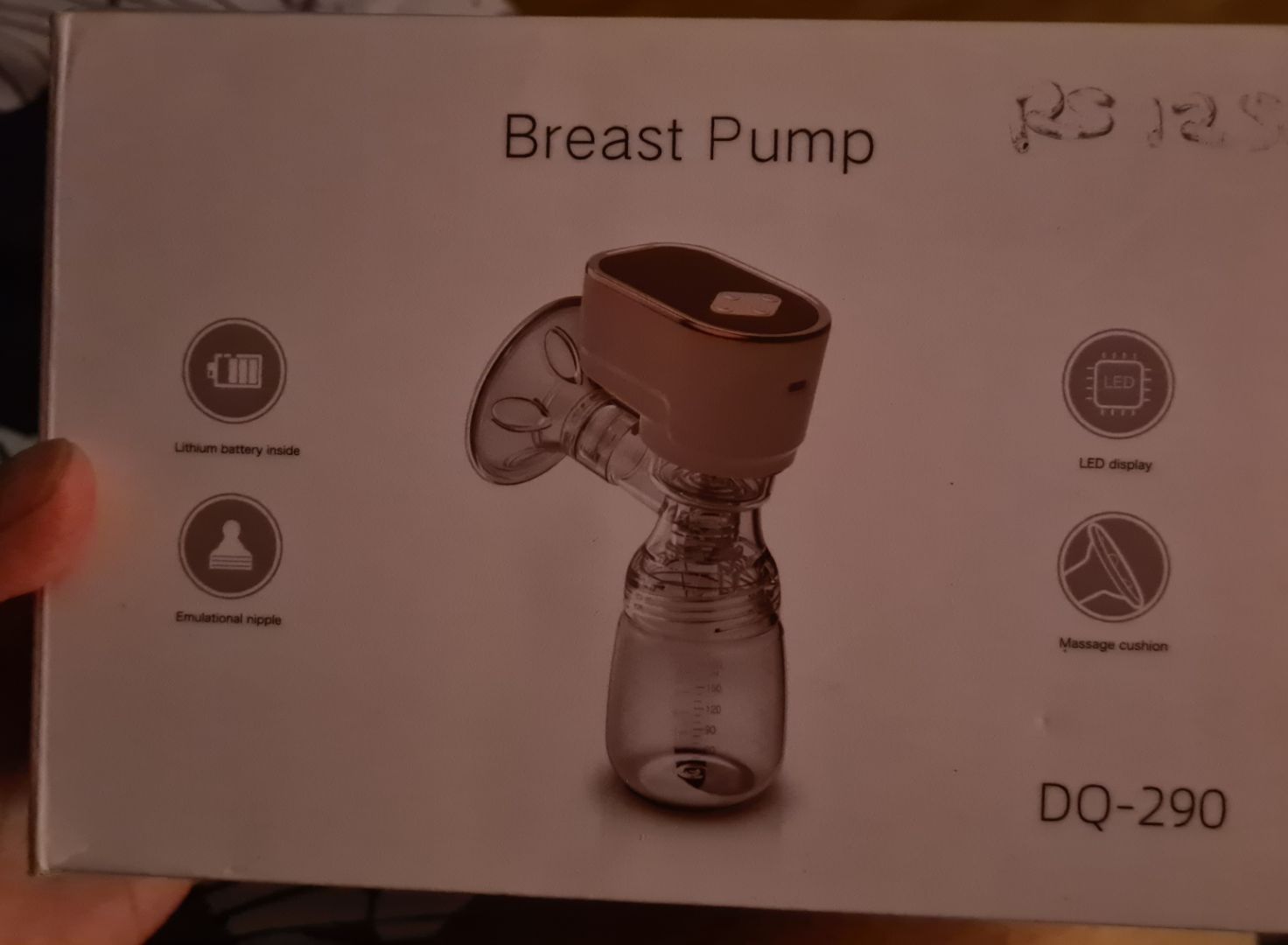 DQ-290 Pink Breast Pump - Image 1 of 2