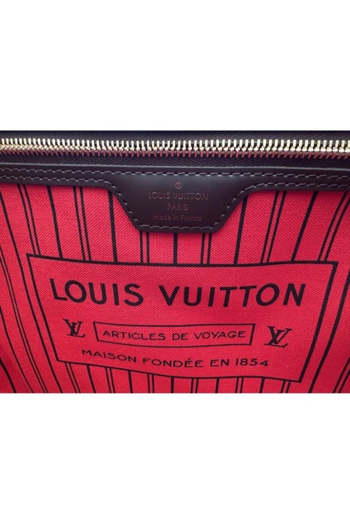 Louis Vuitton Neverfull MM Damier Ebene Tote Bag thumbnail 2
