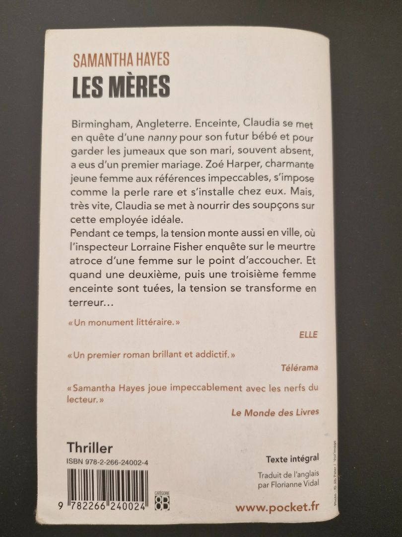 Les Mères - Samantha Hayes (Pocket Paperback) thumbnail 2