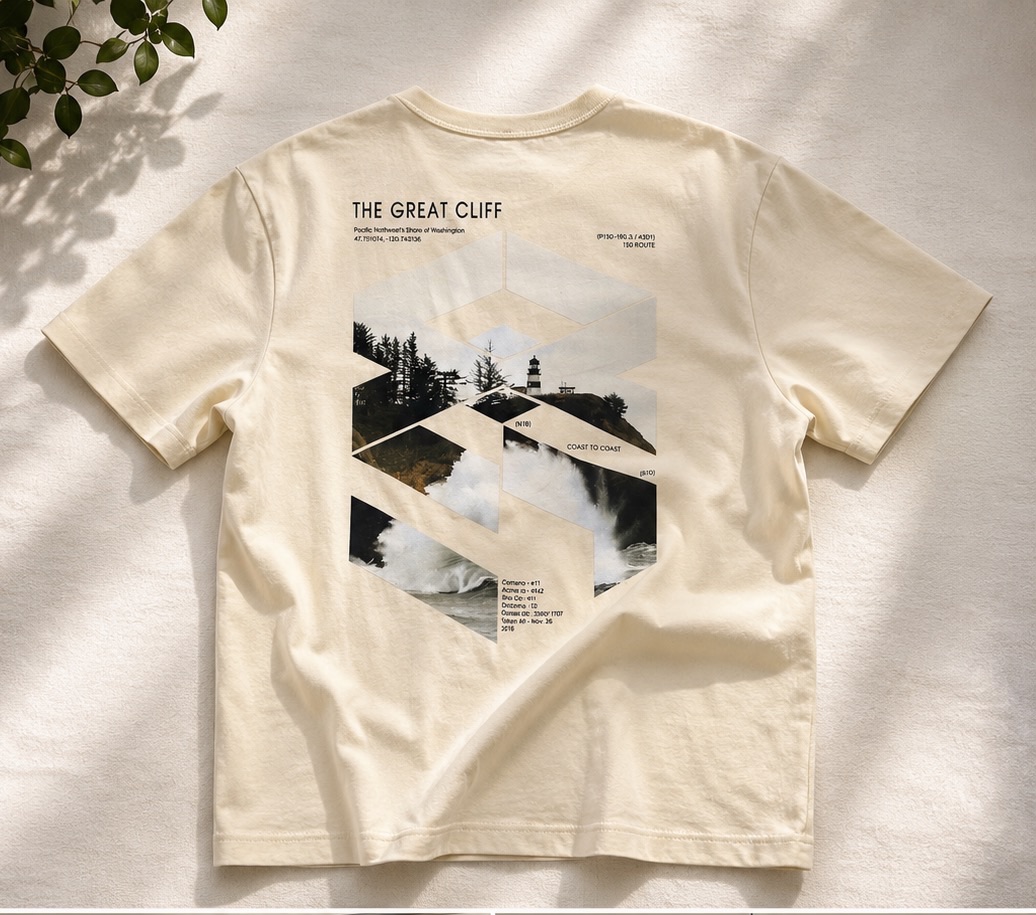Fashion House "The Great Cliff" Graphic T-Shirt – XS (Relaxed Fit) - Image 1 of 2
