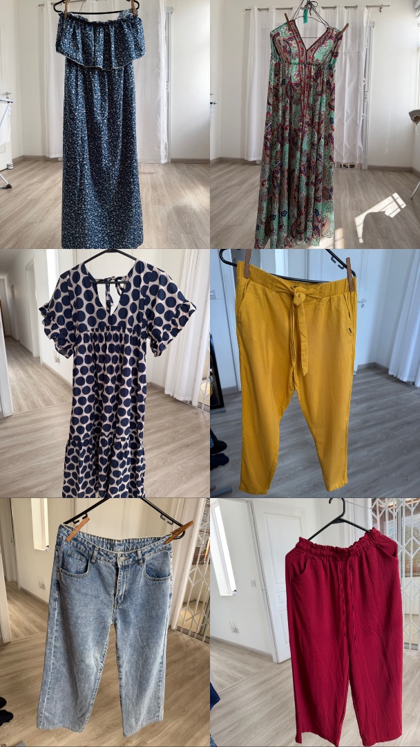 Women's Clothing Assortment Dresses and Trousers