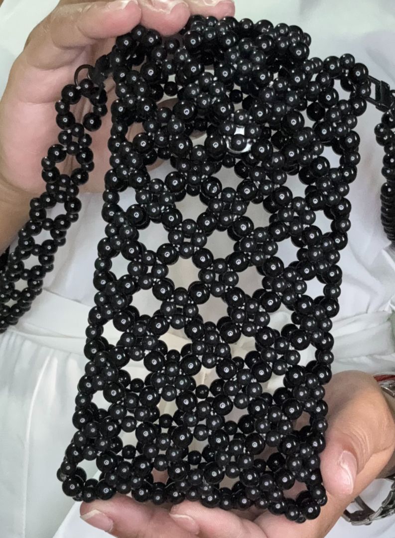 Handmade Beaded Phone Pouch - Image 1 of 3